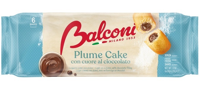 Balconi, Balconi Plum Cake mit Schokolade 6er 228g, Balconi Plum Cake mit Schokolade 6er 228g