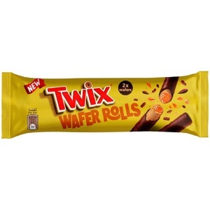 Twix, Twix Wafer Rolls 22.5g, Twix Wafer Rolls 22.5g