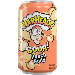 Warheads, Warheads Peach Soda 330ml, Warheads Peach Soda 330ml