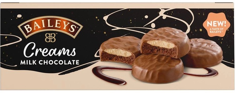 Bailey's, Baileys Creams Milk Chocolate Biscuits 128g