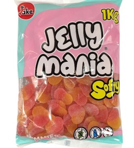 Jake, Jake Jelly Mania Peach Hearts 100g Halal Fruchtgummi, Jake Jelly Mania Peach Hearts 100g Halal Fruchtgummi