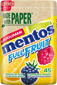 undefined, Mentos Full Fruit Kaugummi 90g