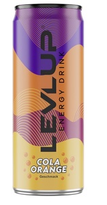 LevlUp, LevlUp Energy Drink Cola Orange 330ml