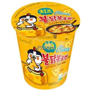 Buldak Ramen, Samyang Buldak Hot Chicken Ramen Cheese Cup 70g, Samyang Buldak Hot Chicken Ramen Cheese Cup 70g