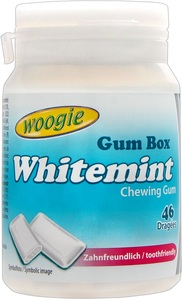 Woogie, Woogie Kaugummi Whitemint zuckerfrei 64.4g