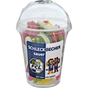 Sweets, FC Luzern Schleckbecher Sauer 200g