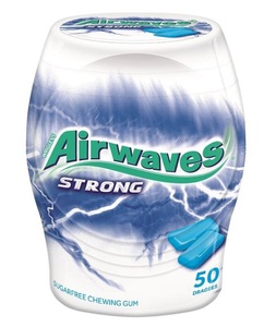 Airwaves, Wrigley´s Airwaves Strong ohne Zucker 50er Dose