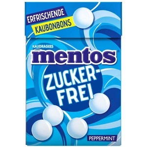 Mentos, mentos Zuckerfrei Peppermint 45g, mentos Zuckerfrei Peppermint 45g