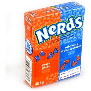 Nerds, Nerds Peach & Wild Berry 46,7g, Nerds Peach & Wild Berry 46.7g