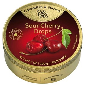Cavendish & Harvey, Sour Cherry Drops - 200g, Sour Cherry Drops - 200g