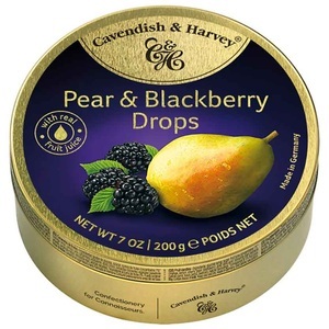 Cavendish & Harvey, Cavendish & Harvey Pear & Blackberry Drops 200g, Cavendish & Harvey Pear & Blackberry Drops 200g