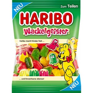 Haribo Süssigkeiten, Haribo Wackelgeister 160g, Haribo Wackelgeister 160g