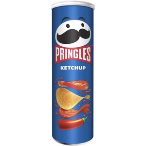 Pringels, Pringles Ketchup mit Tomaten Ketchup Geschmack, Pringles Ketchup 185g