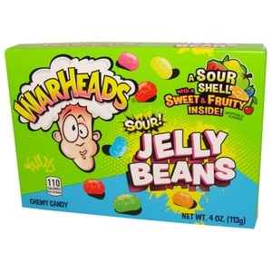 Wine & gourmet, Wine & Gourmet - Warhead Theater Box Sour Jelly Beans - 113 g, Warheads Sour Jelly Beans 113g