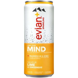Evian, evian+ Limette - Ingwer 330ml, evian+ Limette - Ingwer 330ml