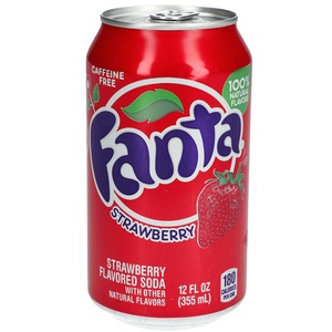 Fanta, Fanta USA Strawberry, 355 ml, Fanta USA Strawberry Erdbeere 355ml