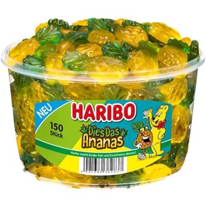 HARIBO, Haribo Dies Das Ananas 150 Stk., Haribo Dies Das Ananas 150 Stück