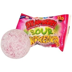 ZED Candy, ZED Jawbreaker Balls Sour Erdbeergeschmack 13g, ZED Jawbreaker Balls Sour Erdbeergeschmack 13g