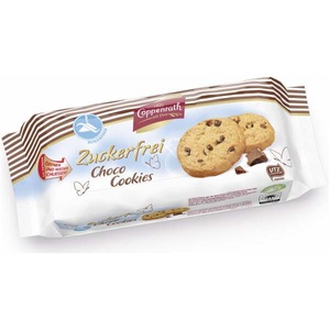 Coppenrath, Coppenrath Choco Cookies ohne Zucker 200g, Coppenrath Choco Cookies zuckerfrei, 200g