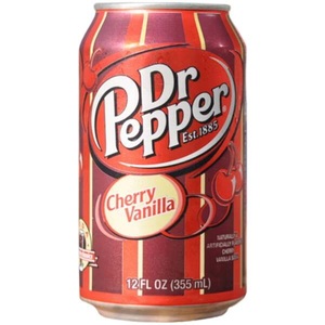 Dr Pepper, Dr. Pepper Cherry Vanilla USA 355ml, Dr. Pepper Blackberry 355ml