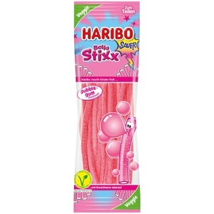 Haribo Süssigkeiten, Haribo Balla Stixx Bubble Gum Sauer 175g, Haribo Balla Stixx Bubble Gum Sauer 175g