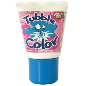 undefined, Tubble Gum Raspberry 35g Tube mit zungenfärbendem Kaugummi, Tubble Gum Raspberry 35g Tube mit zungenfärbendem Kaugummi
