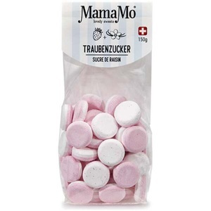 MamaMo, Traubenzucker 2in1 Erdbeer-Vanille 150g, MamaMo Traubenzucker 2in1 Erdbeer-Vanille 150g