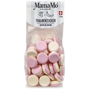 MamaMo, Traubenzucker 2in1 Kirsche-Banane 150g, MamaMo Traubenzucker 2in1 Kirsche-Banane 150g