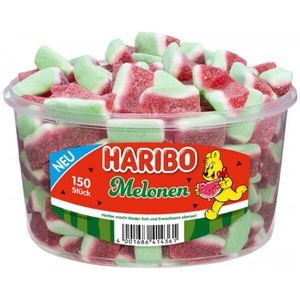 Haribo Süssigkeiten, Haribo Wasser-Melonen 150 Stk., Haribo Wassermelonen 150 Stück
