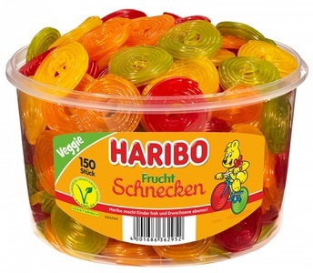 undefined, Haribo Frucht Schnecken 150 Fruchtgummi-Schnecken, Haribo Frucht Schnecken 150 Fruchtgummi-Schnecken