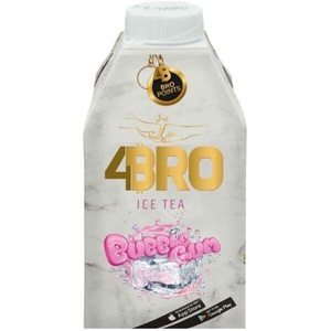 undefined, 4Bro Ice Tea Bubble Gum 0.5L, 4Bro Ice Tea Bubble Gum 500ml