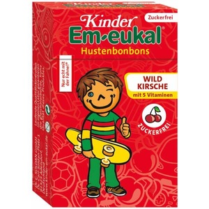 Dr. C. SOLDAN GmbH, Dr. C. SOLDAN GmbH Kinder Em-eukal® Wildkirsche Minis zuckerfrei, Kinder Em-eukal® Wildkirsche Minis zuckerfrei