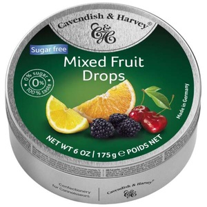 undefined, Cavendish & Harvey Sugar Free Mixed Fruit 175g, Mixed Fruit Drops zuckerfrei - 175g