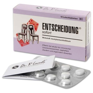 undefined, Entscheidung sofort Tabletten/Lutschbonbons, Entscheidung sofort Tabletten Lutschbonbons 6g