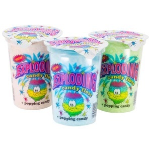undefined, Zuckerwatte mit Knalleffekt 20g, Portionsbecher mit Zuckerwatte mit Knall Effekt
