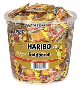 HARIBO, HARIBO Goldbären, Minibeutel, 100 Stück