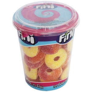 Fini Cup, Fini Cup Fini Cup Bonbons & Gummib?ren, Fini Peach Rings Cup 200g