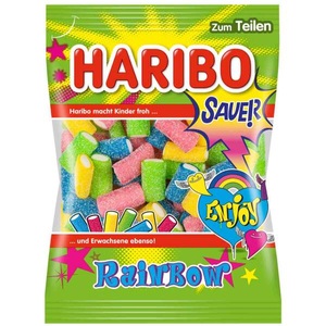 Haribo Süssigkeiten, Haribo Rainbow Sauer 160g, Haribo Rainbow Sauer 160g