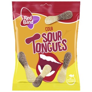 undefined, Saure Cola Zungen / Sour Tongues Cola 300g, Red Band Saure Cola Zungen - Sour Tongues Cola 300g