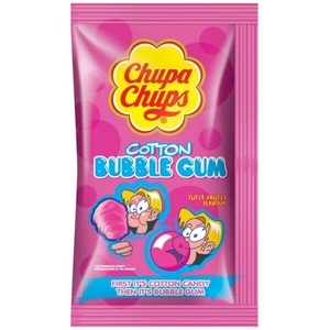 Chupa Chups, Chupa Chups Cotton Bubble Gum Tutti Frutti 11g, Chupa Chups Cotton Bubble Gum Tutti Frutti 11g