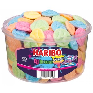 undefined, Haribo Dj Brause Fruchtgummi 150 Stück, Haribo DJ Brause sauer 150 Stück