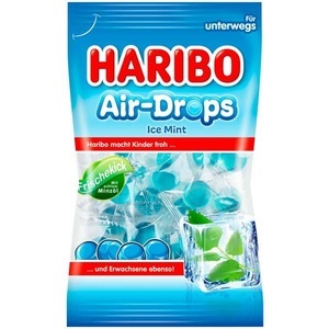 HARIBO, Haribo Air-Drops Ice Mint 100g, Haribo Air-Drops Ice Mint