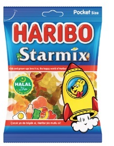 HARIBO, Haribo Starmix Halal, 80g, Haribo Starmix Halal 80g
