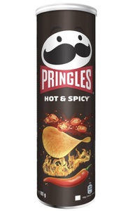 Pringels, Pringles Hot & Spicy 185g, Pringles Hot & Spicy 185g