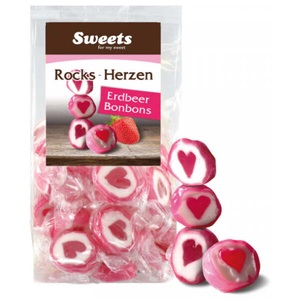 Odenwälder, Rocks Erdbeer Bonbons 125g, Rocks Erdbeer Bonbons 125g