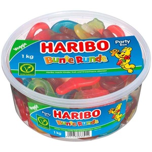 HARIBO, Haribo Bunte Runde 1.1 kg, 