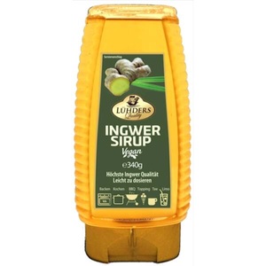 Lühders, Lühders Ingwer Sirup Squeeze 340g, Lühders Ingwer Sirup Squeeze 340g