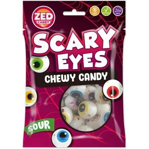 ZED Candy, ZED Scary Eyes Kaubonbons sauer 105g, ZED Scary Eyes Kaubonbons sauer 105g