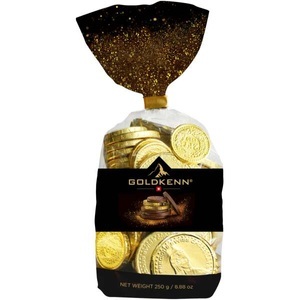 Goldkenn, Goldkenn Beutel Gold-Schokoladenmünzen 250g, Goldkenn Beutel Gold-Schokoladenmünzen 250g