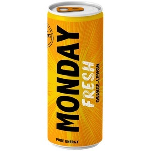 intelligentfood Schweiz AG, MONDAY FRESH Zuckerreduzierter Energy Drink 250 ml Schweiz, Monday Fresh Orange-Lemon 250ml
